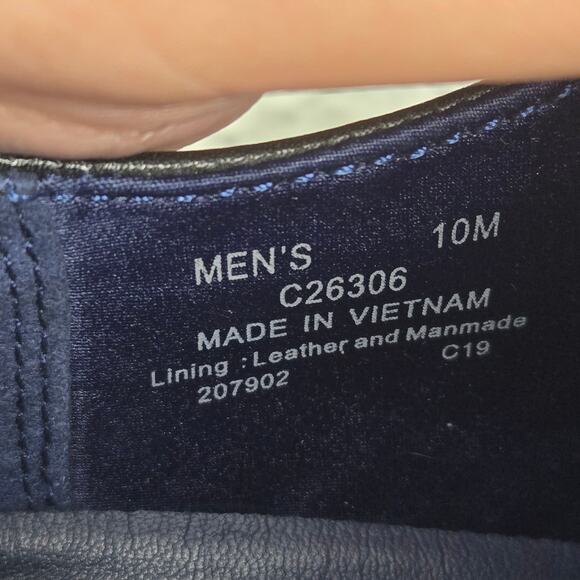 Cole Haan Mens 10M Grand Evolution Black Leather Wingtip Brogue Casual Oxford - Picture 12 of 12